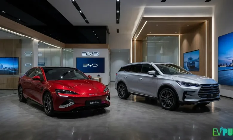 BYD sales record Q4 2025 Seal and Tang electric vehicles lineup