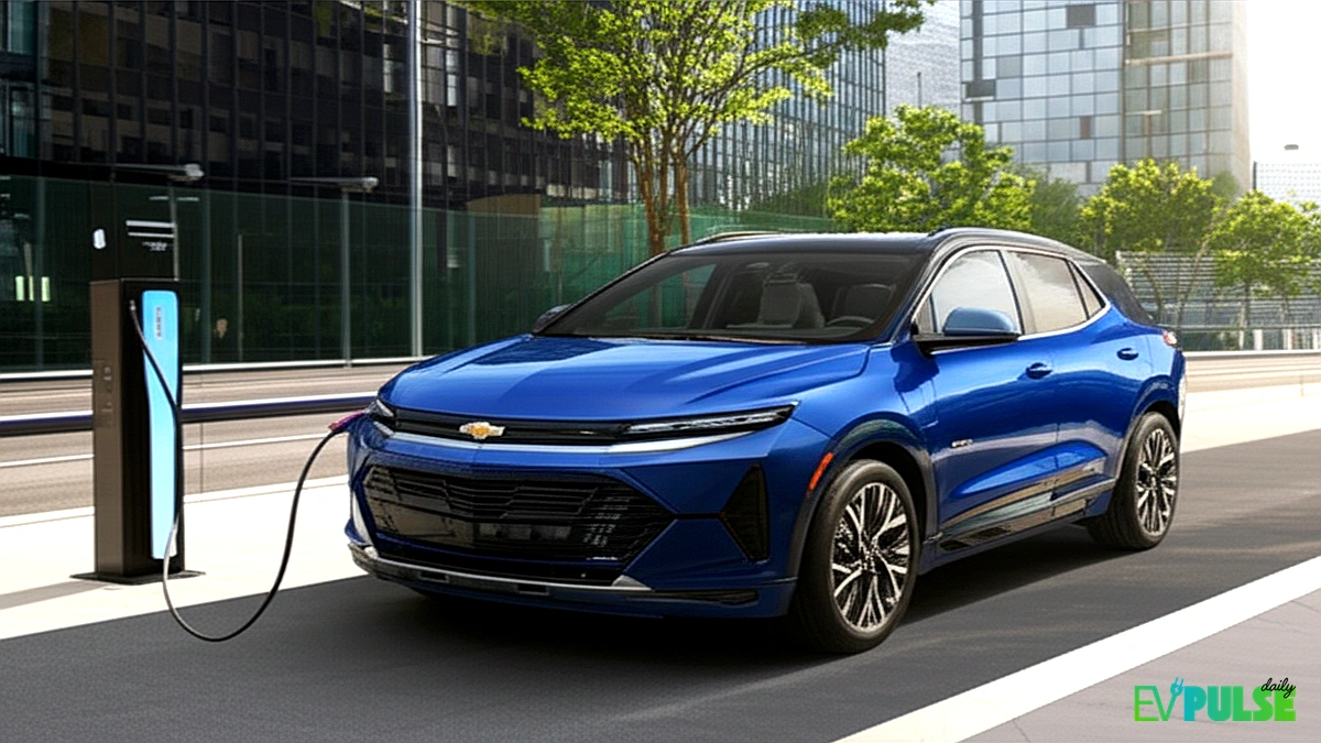 Chevrolet Equinox EV 2026 at DC fast charging station