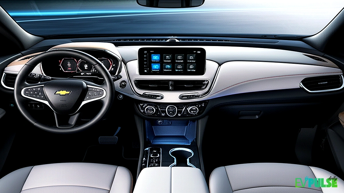 Chevrolet Equinox EV 2026 modern interior with large touchscreen display