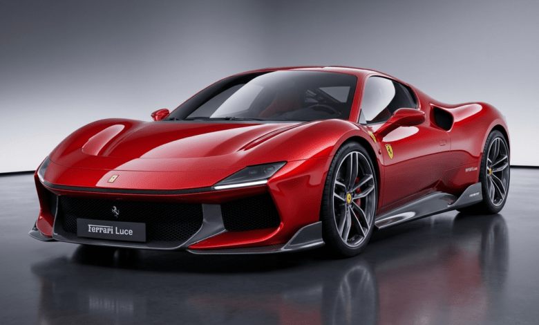 Ferrari Luce electric supercar exterior ferrari luce ev