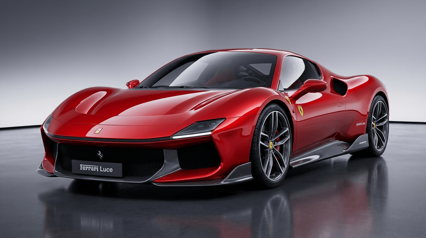 Ferrari Luce electric supercar exterior ferrari luce ev