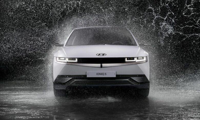 2026 Hyundai IONIQ 5 electric crossover SUV in silver metallic finish