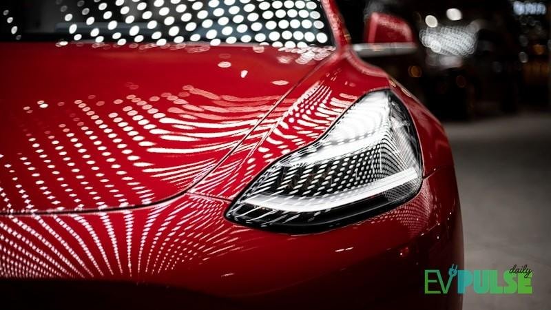 Tesla Model S Review red color