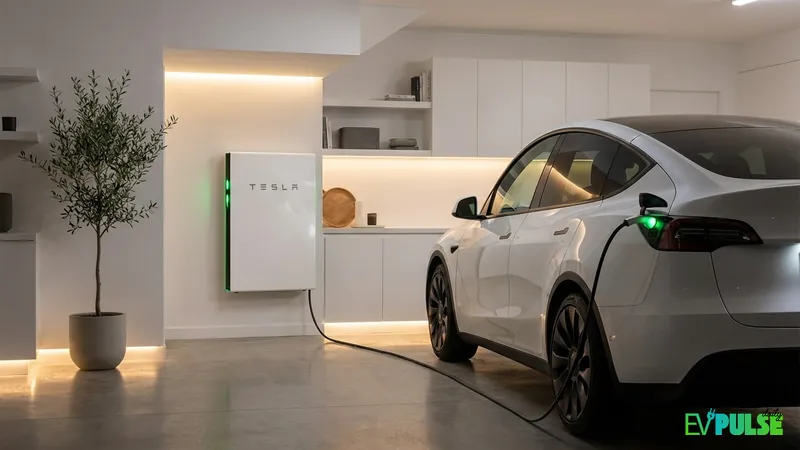 Tesla PowerShare V2H system powering home during 2026 blackout