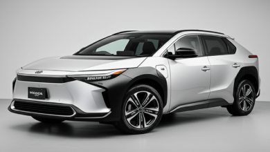 Toyota bZ4X 2026 electric SUV silver crossover