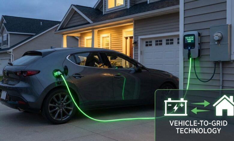 Vehicle-to-grid technology explained 2026. How EVs power homes and earn money. Complete breakdown of V2G benefits, costs, and compatible vehicles.