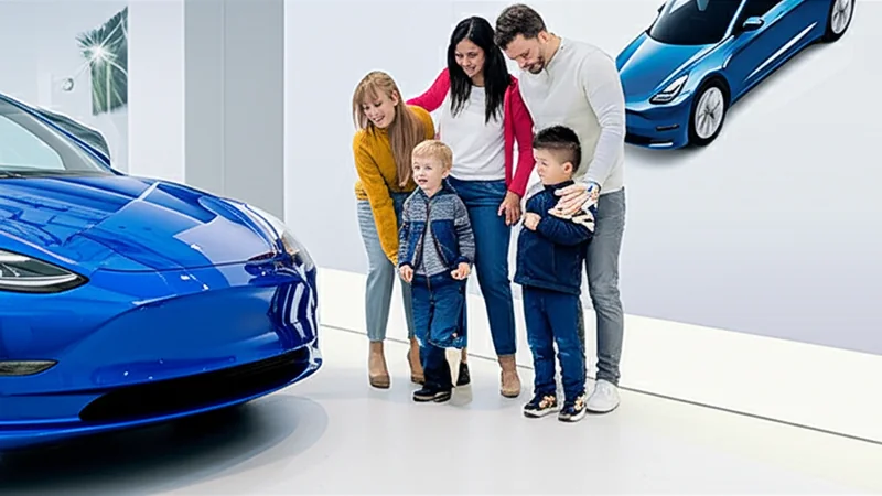 Tesla cheap Model Y Model 3 2026 family showroom affordable EV